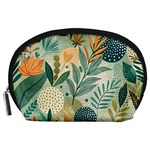 Leaves Pattern Flora Nature Accessory Pouch (Large)