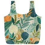 Leaves Pattern Flora Nature Full Print Recycle Bag (XXL)