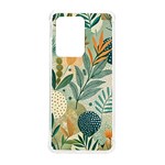 Leaves Pattern Flora Nature Samsung Galaxy S20 Ultra 6.9 Inch TPU UV Case