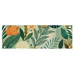 Leaves Pattern Flora Nature Banner and Sign 6  x 2 