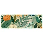 Leaves Pattern Flora Nature Banner and Sign 9  x 3 