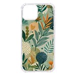 Leaves Pattern Flora Nature iPhone 14 TPU UV Print Case