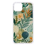 Leaves Pattern Flora Nature iPhone 14 Plus TPU UV Print Case