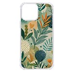 Leaves Pattern Flora Nature iPhone 13 Pro Max TPU UV Print Case