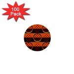 Art Pattern Design Wallpaper 1  Mini Buttons (100 pack) 