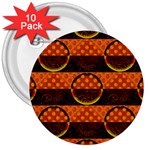 Art Pattern Design Wallpaper 3  Buttons (10 pack) 