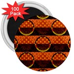 Art Pattern Design Wallpaper 3  Magnets (100 pack)