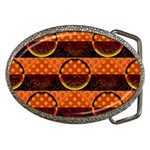 Art Pattern Design Wallpaper Belt Buckles