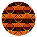 Art Pattern Design Wallpaper Magnet 5  (Round)