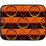 Art Pattern Design Wallpaper Two Sides Fleece Blanket (Mini)