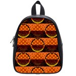 Art Pattern Design Wallpaper School Bag (Small)