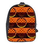 Art Pattern Design Wallpaper School Bag (XL)