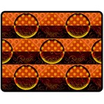 Art Pattern Design Wallpaper Two Sides Fleece Blanket (Medium)