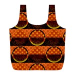 Art Pattern Design Wallpaper Full Print Recycle Bag (L)