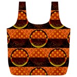 Art Pattern Design Wallpaper Full Print Recycle Bag (XXL)