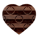 Art Pattern Design Wallpaper Heart Wood Jewelry Box