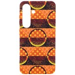 Art Pattern Design Wallpaper Samsung Galaxy S24 6.2 Inch Black TPU UV Case