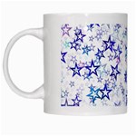 Christmas Stars Background White Mug