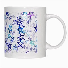 Christmas Stars Background White Mug from ArtsNow.com Right