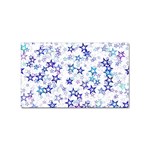 Christmas Stars Background Sticker (Rectangular)