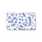 Christmas Stars Background Magnet (Name Card)