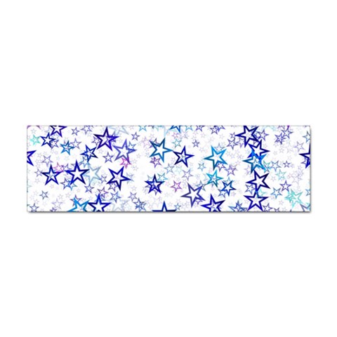 Christmas Stars Background Sticker Bumper (100 pack) from ArtsNow.com Front