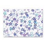 Christmas Stars Background Sticker A4 (10 pack)