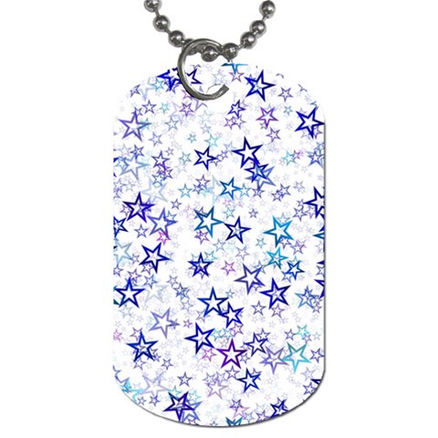 Christmas Stars Background Dog Tag (Two Sides) from ArtsNow.com Front