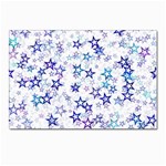 Christmas Stars Background Postcard 4 x 6  (Pkg of 10)