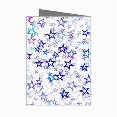 Christmas Stars Background Mini Greeting Card from ArtsNow.com Right