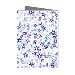 Christmas Stars Background Mini Greeting Cards (Pkg of 8) from ArtsNow.com Left