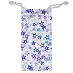 Christmas Stars Background Jewelry Bag