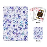 Christmas Stars Background Playing Cards Single Design (Rectangle)