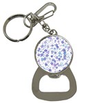 Christmas Stars Background Bottle Opener Key Chain