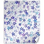 Christmas Stars Background Canvas 8  x 10 