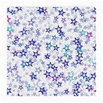 Christmas Stars Background Medium Glasses Cloth