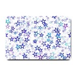 Christmas Stars Background Small Doormat