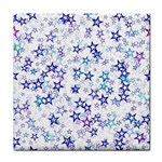 Christmas Stars Background Face Towel