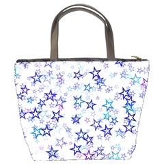 Christmas Stars Background Bucket Bag from ArtsNow.com Back