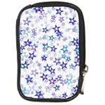 Christmas Stars Background Compact Camera Leather Case