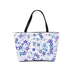 Christmas Stars Background Classic Shoulder Handbag from ArtsNow.com Back