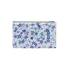 Christmas Stars Background Cosmetic Bag (Small) from ArtsNow.com Back