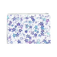 Christmas Stars Background Cosmetic Bag (Large) from ArtsNow.com Back