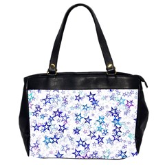 Christmas Stars Background Oversize Office Handbag (2 Sides) from ArtsNow.com Front