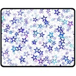 Christmas Stars Background Fleece Blanket (Medium)