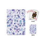 Christmas Stars Background Playing Cards Single Design (Mini)