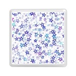 Christmas Stars Background Memory Card Reader (Square)