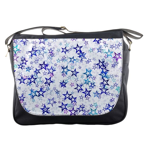 Christmas Stars Background Messenger Bag from ArtsNow.com Front