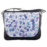 Christmas Stars Background Messenger Bag