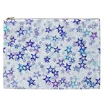 Christmas Stars Background Cosmetic Bag (XXL)